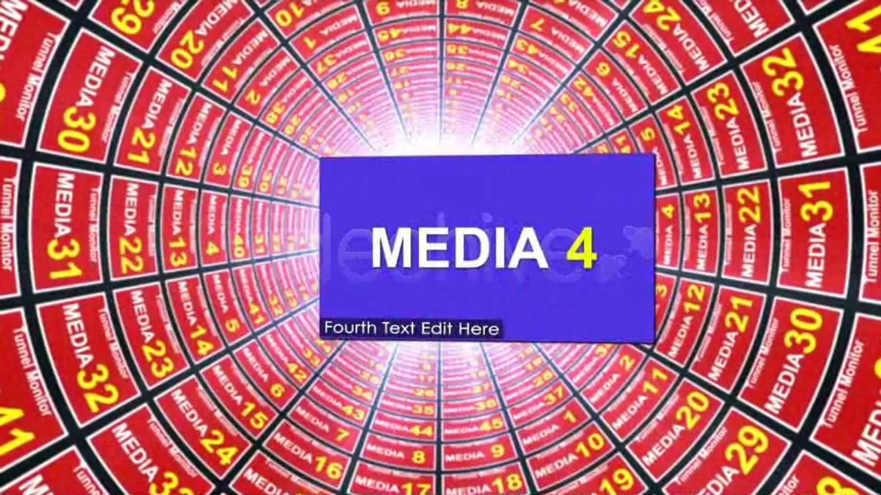 Monitors Tunnel - After Effects Template