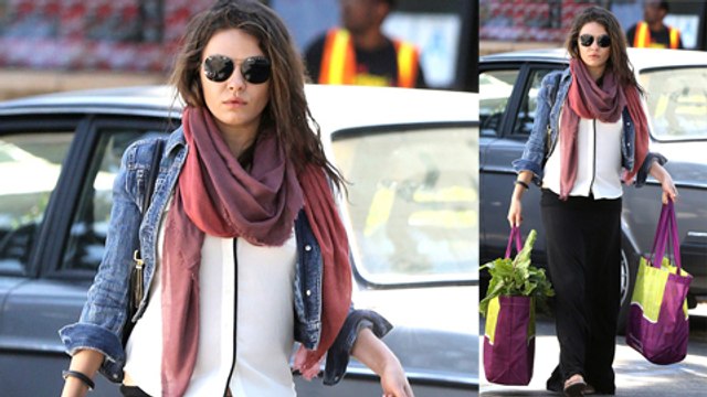 Mila Kunis Baby Bump Growing - Hot Or Not