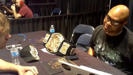 DJ Slab of Radio Row Interviews Dean Ambrose