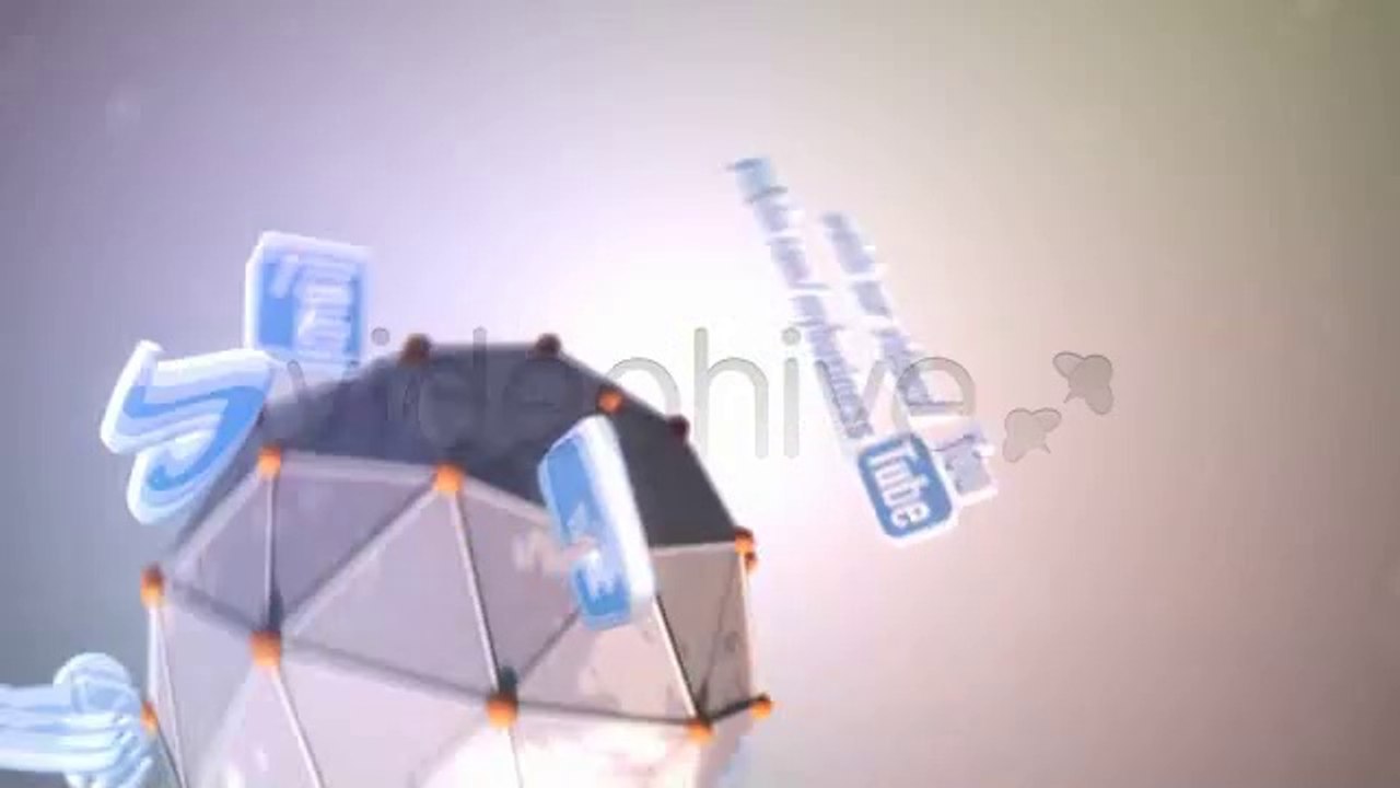 Social Media 3D Ball - After Effects Template