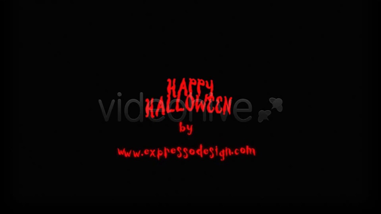 Expresso Happy Halloween 3 - After Effects Template