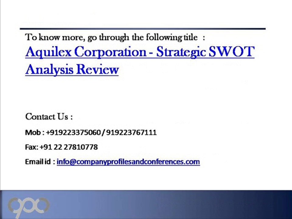Aquilex Corporation