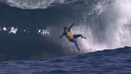 Pupo's First Wave Wipeout at The Box - Surf