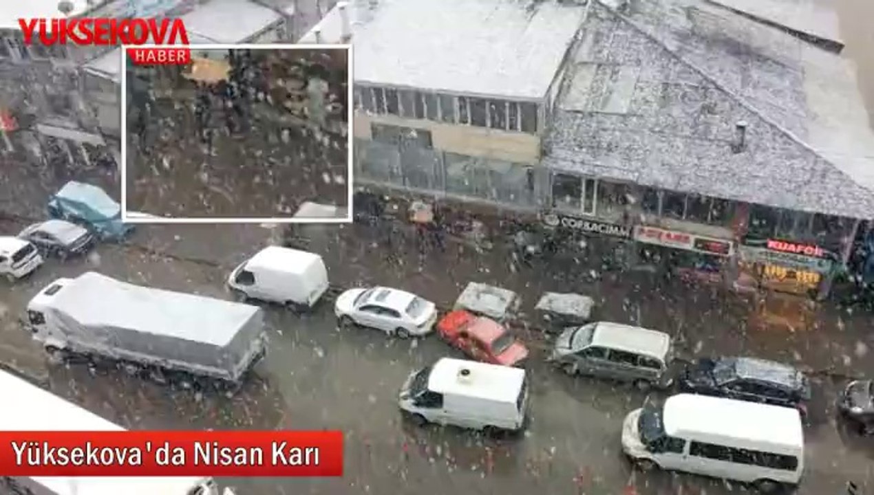Yüksekova'da 'Nisan Karı'