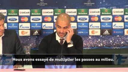 Guardiola : "On mérite d'aller en demi-finale"