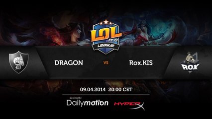 Dragon -vs- Rox.Kis Game #1 - LPL Season 1 ENG