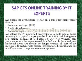 sap gts online training by IT experts