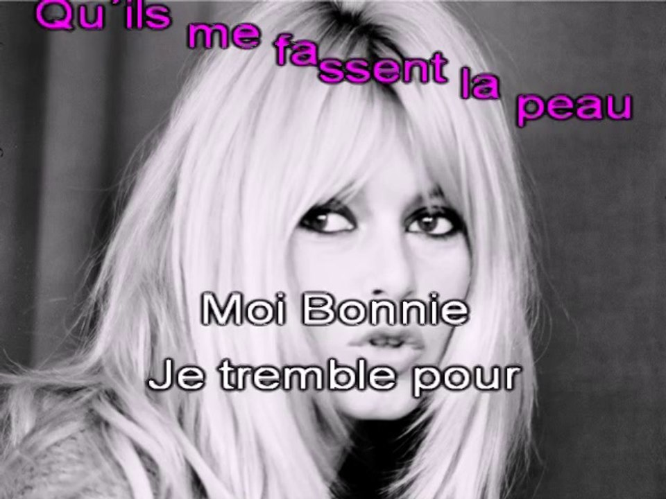 SERGE GAINSBOURG & BRIGITTE BARDOT - BONNIE AND CLYDE - (avec la voix de gainsbourg)