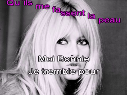 SERGE GAINSBOURG & BRIGITTE BARDOT - BONNIE AND CLYDE - (avec la voix de gainsbourg)