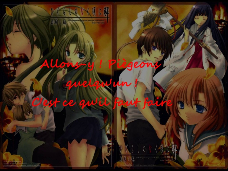 Higurashi no naku koro ni Full op  Vostfr