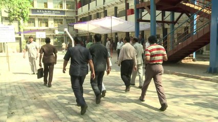 Gandhi votes in Indian election