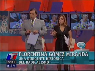 Florentina Gómez Miranda en _Tiene la palabra_, con Luis Otero y Lorena Maciel por TN.(Parte 1)