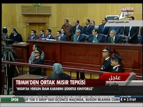 Meclis Mısır'daki İdam kararlarını kınayan bildiri yayınladı