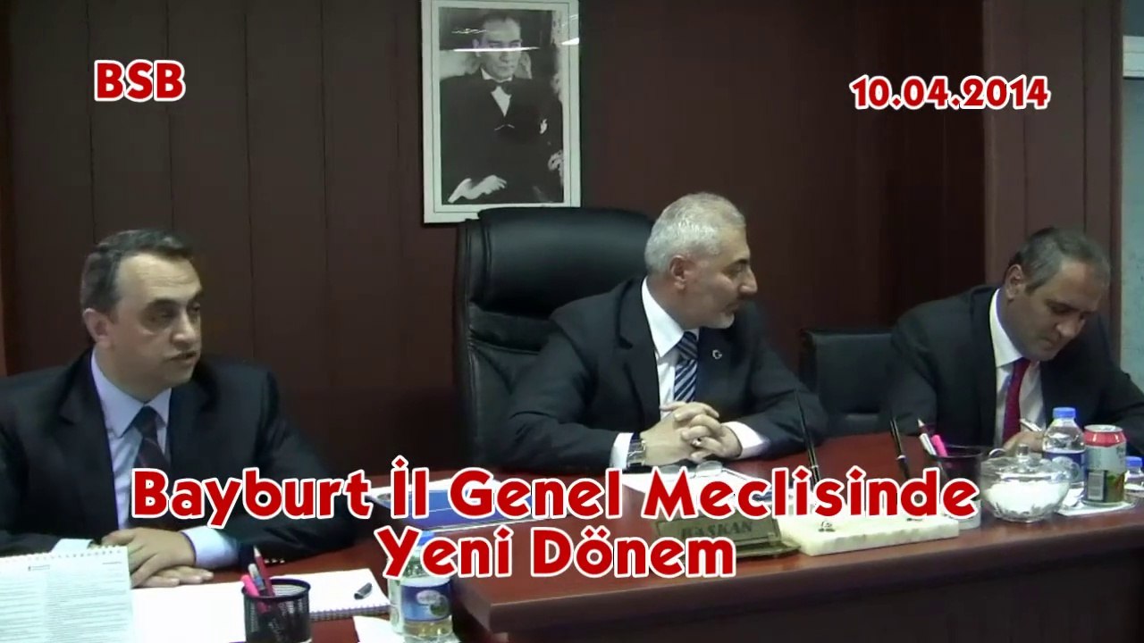 Bayburt İl Genel Meclisinde Yeni Dönem