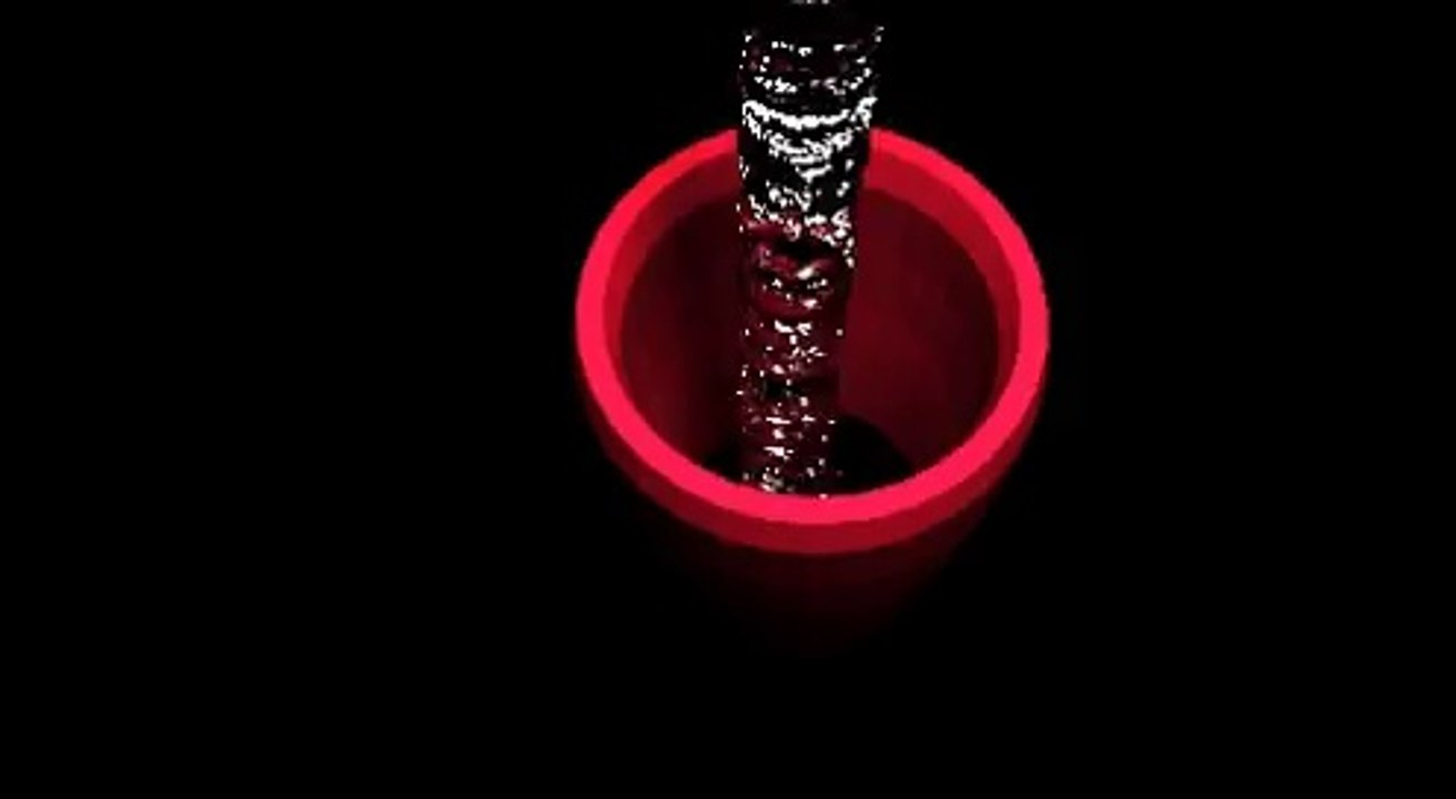 Real Flow Glass Animation