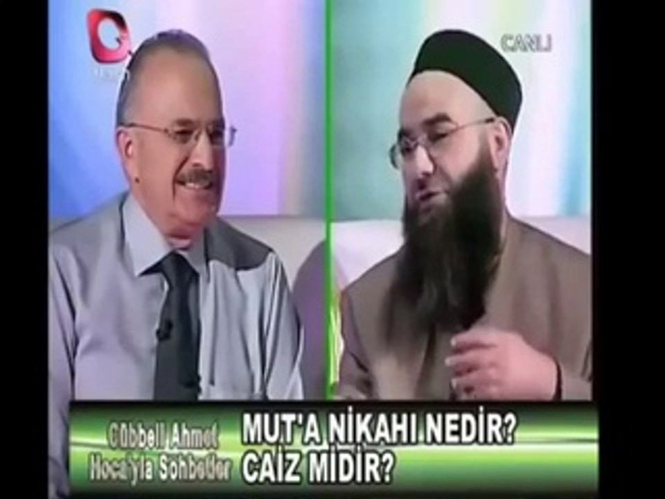 Cübbeli Ahmet Hoca-Muta Nikahı Tehlikesi