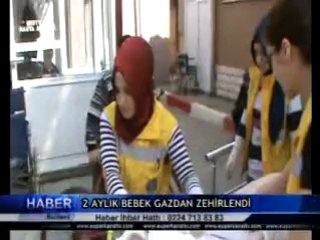 2 AYLIK BEBEK GAZDAN ZEHİRLENDİ