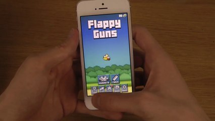 Flappy Guns iPhone 5S iOS 7.1 HD Gameplay Trailer