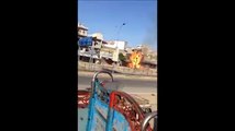 Gas cylinder exploding Live Video , Accident, Dina Jhelum