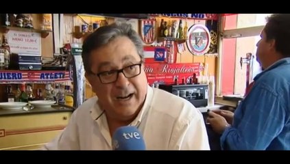 Celebración en Madrid por paso del Atlético a semifinales de la Champions