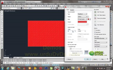26. AutoCAD 2013 & 14 in Urdu - Hatch