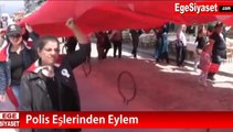 Polis Eşlerinden Eylem