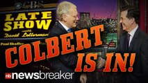 COLBERT IS IN!: The Comedy Central Host Set to Take Over the Late Show from David Letterman Next Year