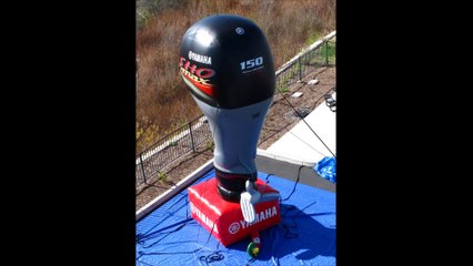 Outdoor Inflatable - Building the new Yamaha Advertising Inflatables