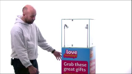 Vinyl Wrapped Plinth by Exhibition Plinths