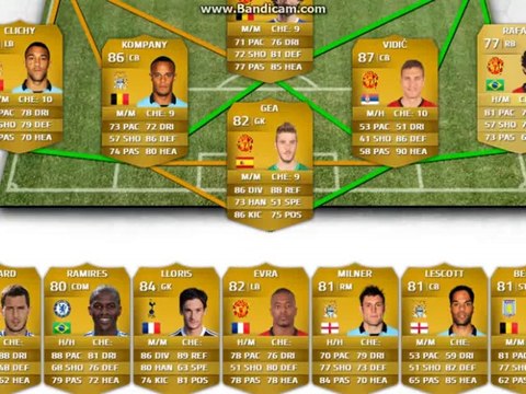 FIFA 14 Squad Builder #1 BPL oraz Serie A