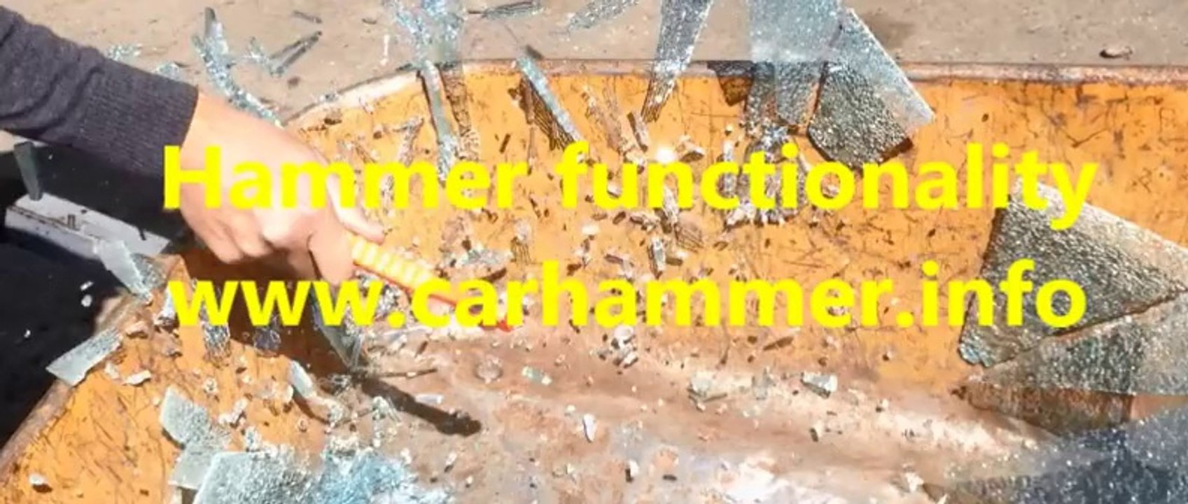 Car Hammer – Car Window Breaker Life Saving  Tool - Video Training