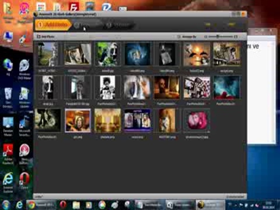 Aneesoft 3D Flash Gallery Kullanımı