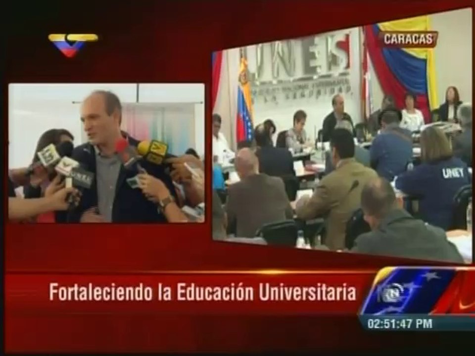 Ministro Menéndez lidera sesión del CNU este jueves