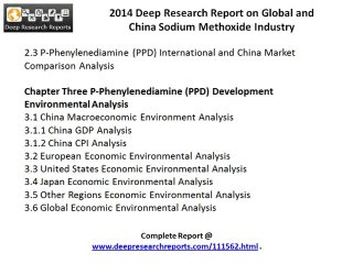 Sodium Methoxide Industry around China & World - Market Size, Demand & Forecast to 2019