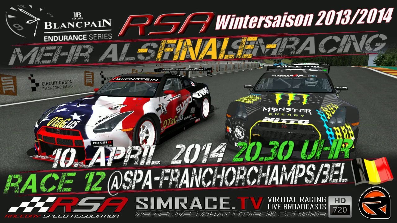 RSA Saisonfinale Wintermeisterschaft 2013/2014 in Spa-Fancorchamps