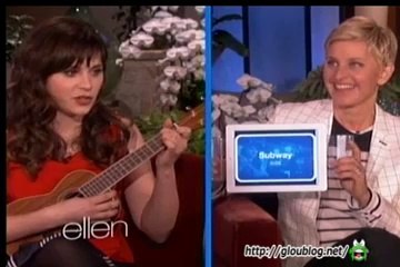 Zooey Deschanel Sings Heads Up Apr 10 2014