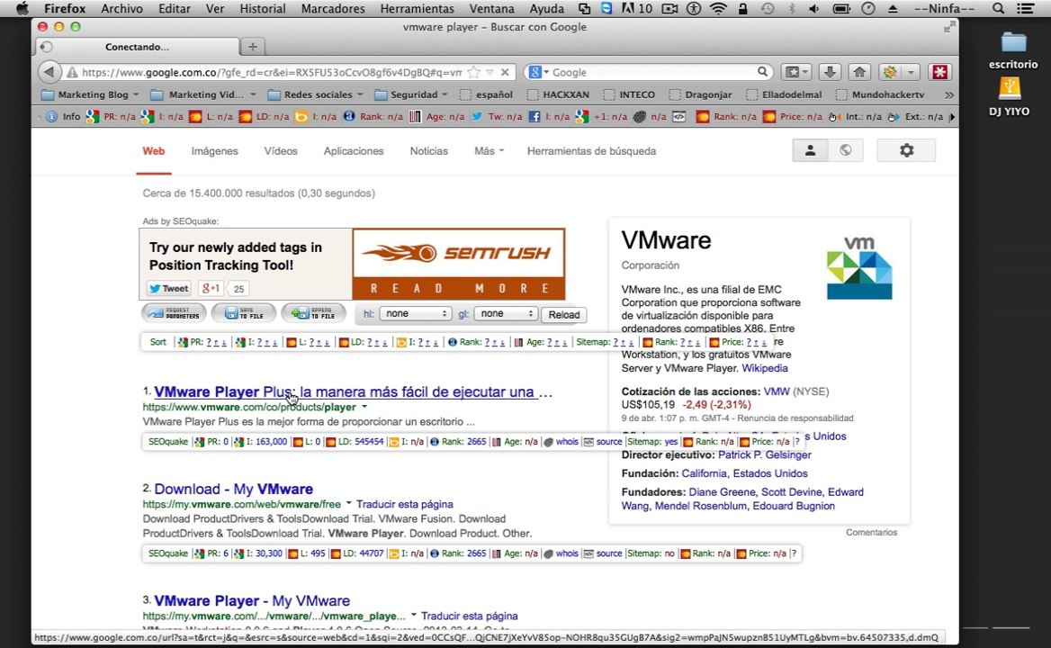 Buscar y descargar VMware Player GRATIS y FACIL