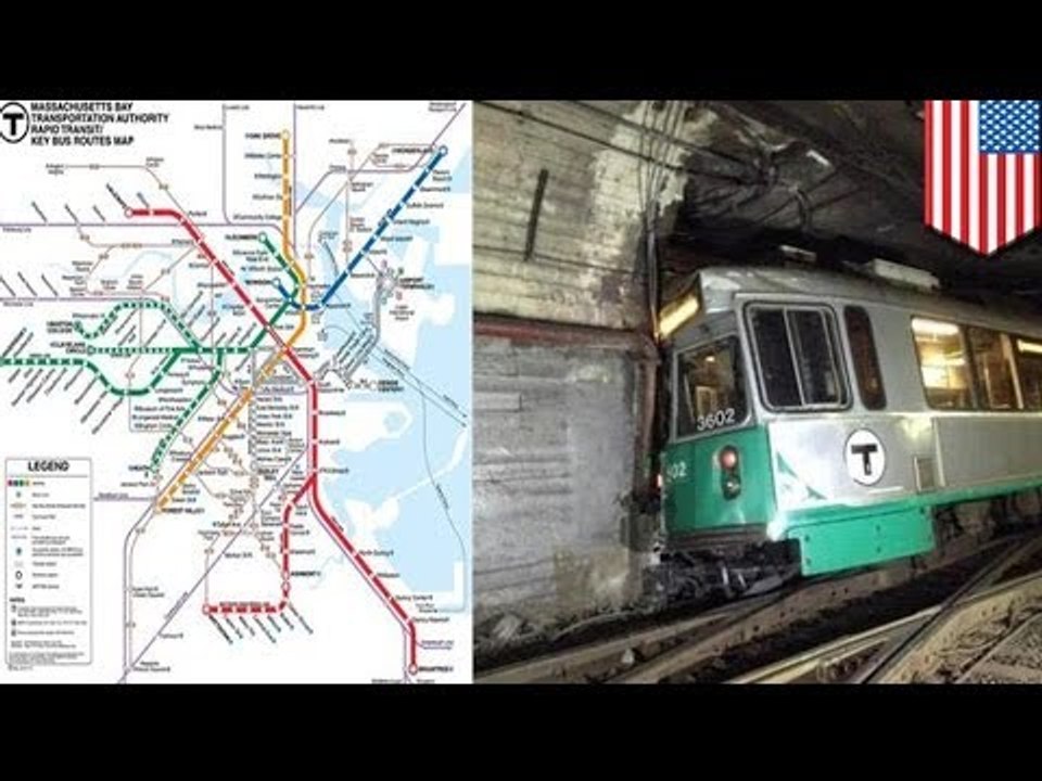 Boston "Green Line" train derails