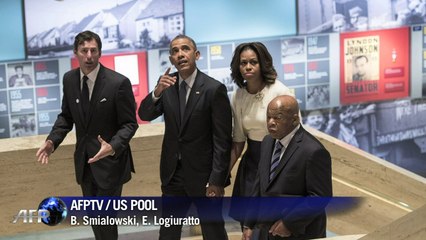 Obama rinde homenaje a Lyndon Johnson