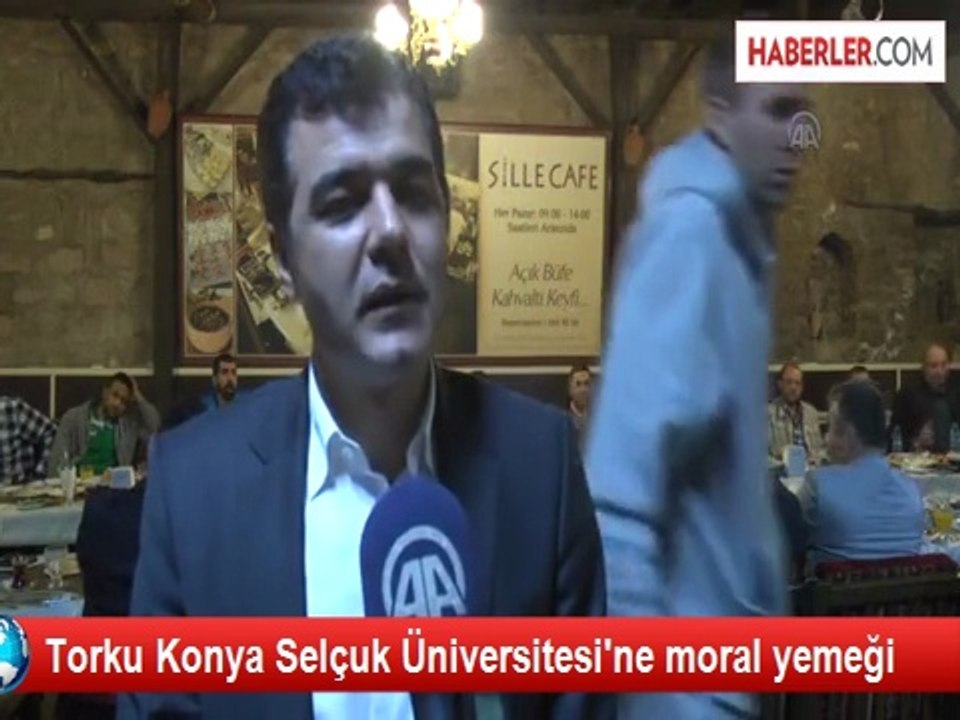 Torku Konya Selçuk Üniversitesi'ne moral yemeği