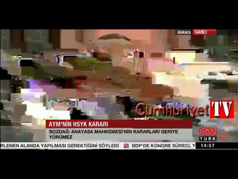 Bekir Bozdağ: Anayasa mahkemesi yanlış yapmıştır