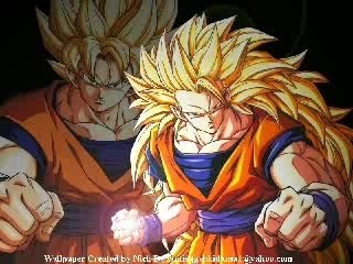 Goku, gohan vs majin Buu