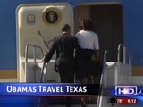 See President Obama getting frisky with Michelle as they climbed up Air Force One