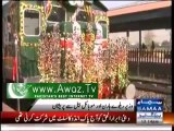 Railway Horn kept irritating Railway Minister Khwaja Saad Raffique during Media