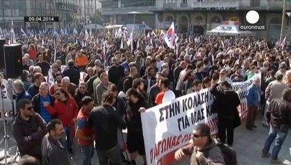 Atenas recibe a Angela Merkel entre fuertes medidas de seguridad