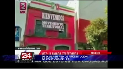 Escándalo en México: líder político del PRI dirigiría una red de prostitución