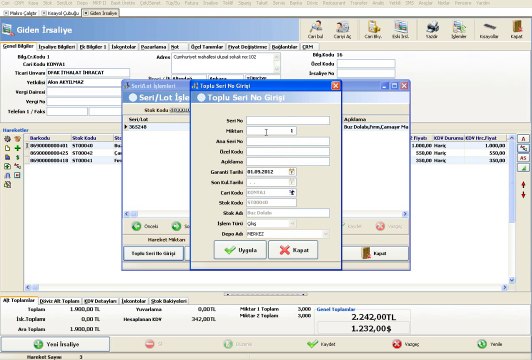 WOLVOX ERP İrsaliye Kaydı