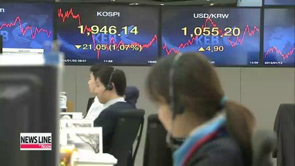 Korean currency on sharp rise against greenback