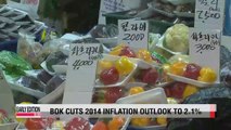 BOK raises 2014 growth outlook for Korea to 4%