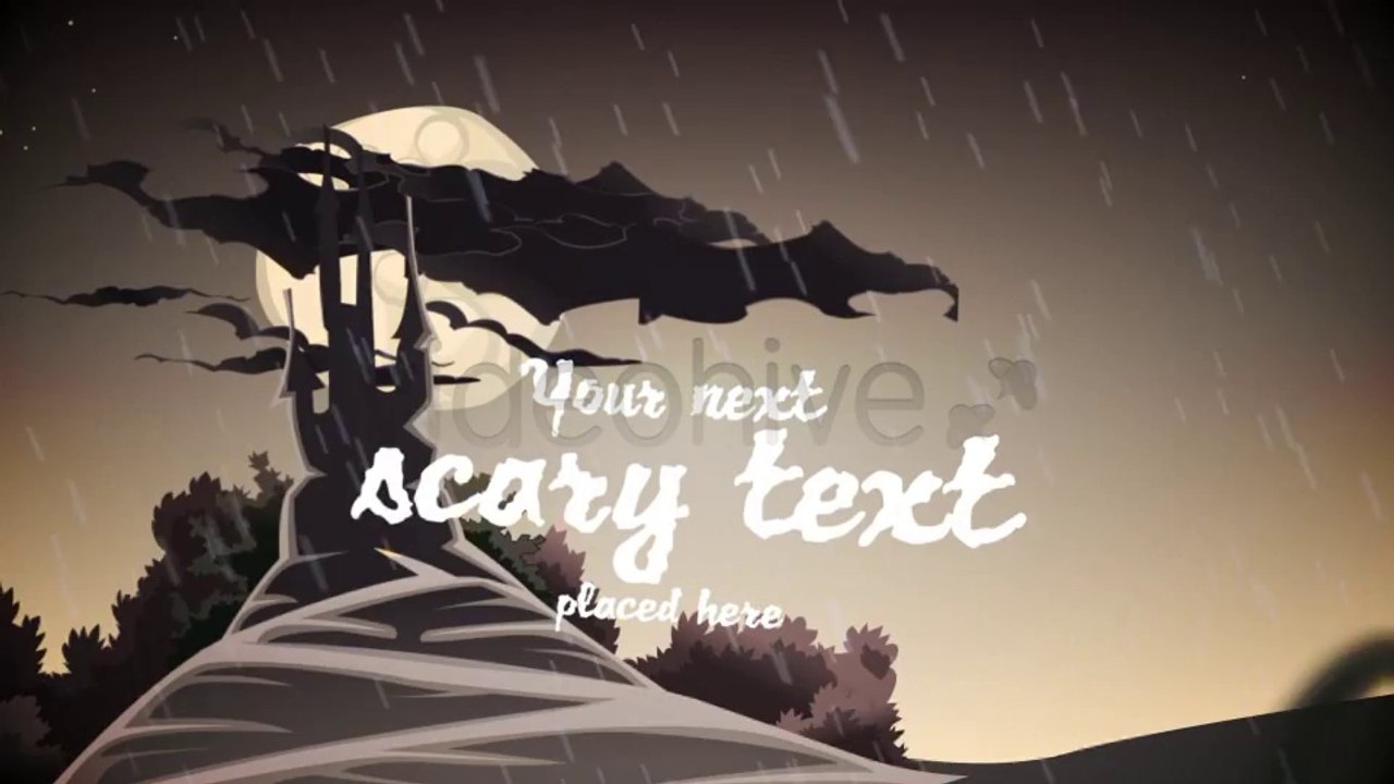 Halloween Castle - After Effects Template